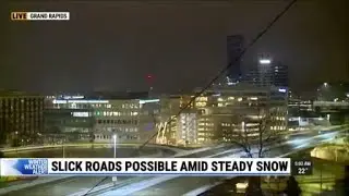 Slick roads possible Friday amid snowfall