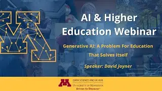 Generative AI: A Problem for Education that Solves Itself with David Joyner