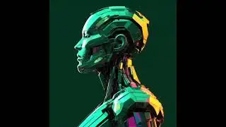 Humanoid Figure Metallic #lovart #lovartbeta #lovartai