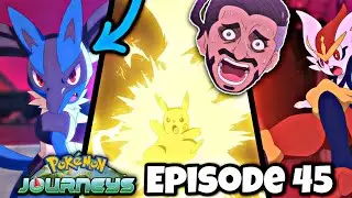 ASH'S RIOLU EVOLVES INTO LUCARIO! GOH CATCHES ETERNATUS! | Pok&eacute;mon (2019) Journeys Episode 45 Review