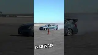 LS RX7 FC CHASING DOWN G35 DRIFTING #RX7 #G35 #DRIFTING #shorts