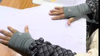 Tehnik membuat sarung tangan untuk berhaji atau umroh @Nylubis