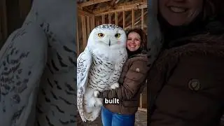 Biggest Snowy Owl on EARTH #biggestowl #wildernesstales #amazinganimals #giants