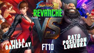 ► LIVE SHORTS ► VILLA GAMEPLAY VS RATO POSEIDON [REVANCHE]  FT10 KOF 2002 +  KOF E SF COM A GALERA