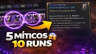 👉 C&oacute;mo farmear UBER &Uacute;NICOS R&Aacute;PIDO | Tributo de Ascendencia + Ciudad Subterr&aacute;nea (Diablo 4)