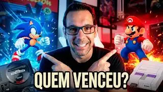 SEGA vs NINTENDO: Quem Venceu a Guerra dos Consoles nos Anos 90?