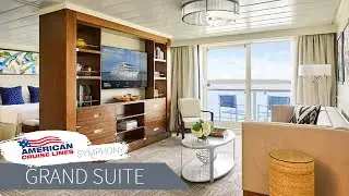 American Symphony | Grand Suite Walkthrough Tour & Review 4K | American Cruise Lines