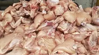 Amazing Boneless Chicken Cutting At Meat Shop || Chicken Cutting Skills Live || MK Chicken Cutting