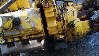 Detroit Diesel gelb 6V-71 6V71 D.W-L.S