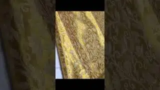 Premium quality pure kanchipattu tissue edge to edge goldish floral brocade designs ✨