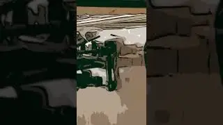 The cat is catching the golden ball from the Christmas tree кошка и золотой мячик с рождественской