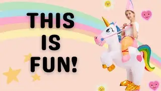 Inflatable Unicorn Costume Review | Fun for Kids!