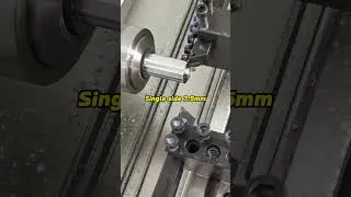 Achieving Tapered Turning with High Rigidity on the SL-46 CNC Lathe. #cnc #smartlathe #machine
