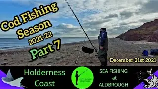 Sea Fishing UK 2021 | Beach Fishing on the Holderness Coast | At Aldbrough | Fishing for Cod