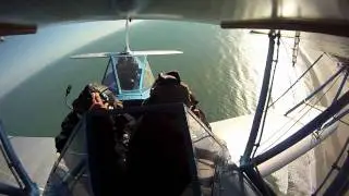 Maunu & Eva take a scenic open cockpit biplane ride with Florida Biplanes