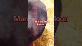 #moon #man #face #ancient #painted #glyph #portablerockart #losttechnology #lostworlds #rockhounding