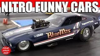 Nostalgia Funny Cars Drag Racing March Meet Bakersfield