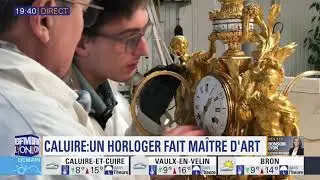 Reportage BFM : Nomination Maitre d'Art en Horlogerie Ancienne