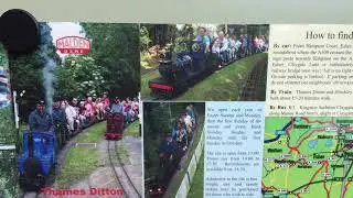 Miniature Train Ride Tour Thames Ditton with the Playground Hunter