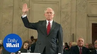 Jeff Sessions to Senate hearing: I abhor the Ku Klux Klan - Daily Mail