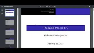 Embedded Software Engineering - 1 C Build Process