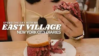 New York City diaries| exploring East village with map, food finds, hidden gems and shops