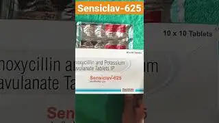 Таблетки Sensiclav-625 || инфекции мочевыводящих путей, кожи, костей, зубов и суставов*#ck #madicin
