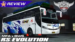 MOD CLASSIC TAPI VARIANNYA BEJIBUN!!! | MOD RS EVOLUTION MFA PROJECT CVT BWS | Review Mod BUSSID