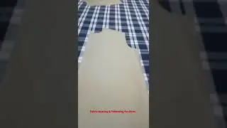 pattern drafting on fabric, shirt fabric layering, flat pattern