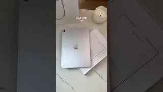This is the new iPad 11th gen in silver ✨ #apple #ipad #ipad11 #tablet #students