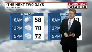 Our first major fall storm swing in this weekend!