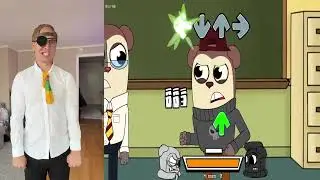 FNF TROUBLEMAKER Vs TWISTEDTOES Vs TWIDDLYDINKS Vs TRIFLETHUMB In Real Life
