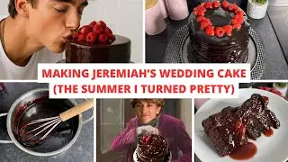 How to Make Jeremiah&rsquo;s Cake from Scratch (The Summer I Turned Pretty) - Dark Chocolate Mirror Glaze