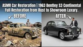 ASMR Car Restoration | 1963 Bentley S3 Continental: Frame-Off to Factory Fresh