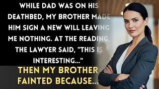 My brother changed Dad's will while he was dying. The lawyer's announcement made him faint.