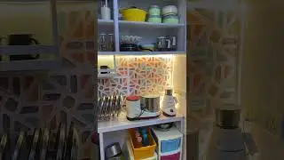 How do you like this transformation..☺️ #kitchenmakeover #kitchendecorationideas #youtubeshorts
