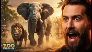 Giant Elephant Charging at Me Zoo Simulator