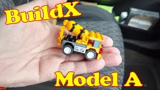 Сборка бетоносмесителя BuildX Metro (модель A) в полный рост.