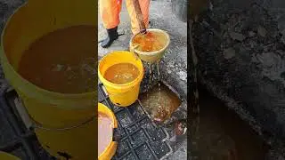 Aceite de alcantarilla, un peligro para los usuarios