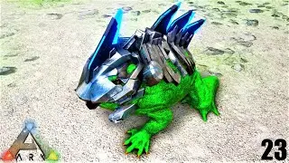 ARK: Survival Evolved - BIONIC FROGGY & DEMONIC ARMOR !!! ARK BIONIC PRIMAL FEAR E23