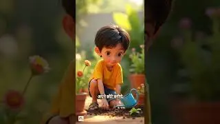 जादुई बीज और चीकू की कहानी #VisualTales #SoftAnimation #CuteAnimalShort #WholesomeAdventure