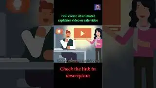 I will create 2d animated explainer video or sale video #animatica #animatedexplainers #shorts
