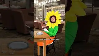 Plants go to a Restaurant 🌻 #comedy #nature #shorts