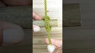 tricks for making strong knots on wood #knot #rope #camping #tutorial