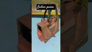 making a beautiful lady purse with easy hack #ladies #purse #home #youtubeshort #viral #trending