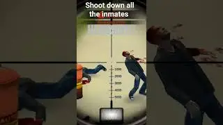 Shoot down all the inmates, #Sniper #3d #assassin #game #shorts