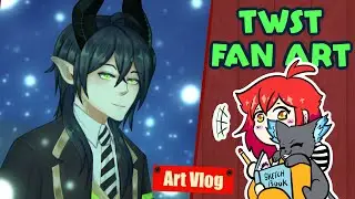 [ART VLOG/RAMBLES] TWST Malleus Draconia Fan Art