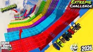 gta5 Mega Ramp Challenge Indian Cars🔥gta5 Stunt | 2026