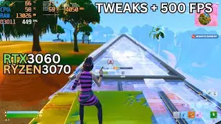 TWEAKS + FORTNITE FPS TEST RTX 3070