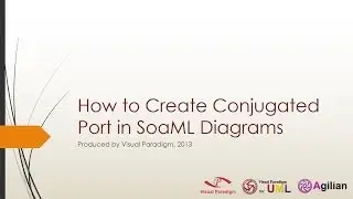 How to Create Conjugated Port in SoaML Diagrams